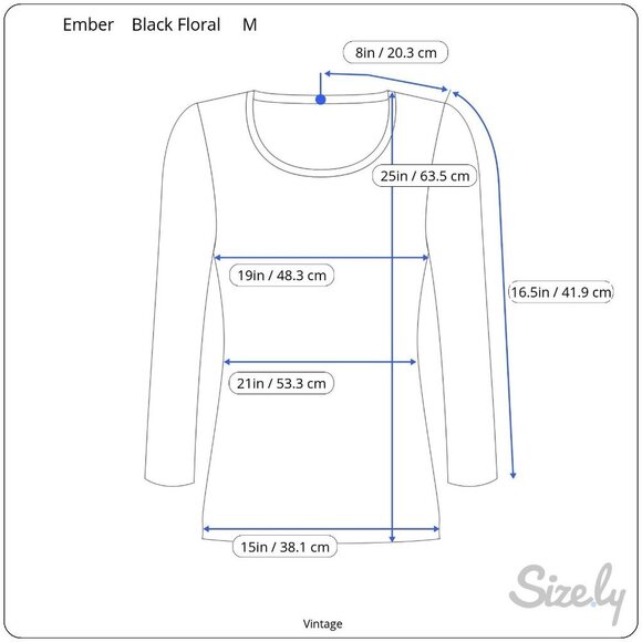 Ember Womens Floral Boho Ruched Bell Sleeves Elastic Hem Flowy Shirt Blouse M - Picture 8 of 11